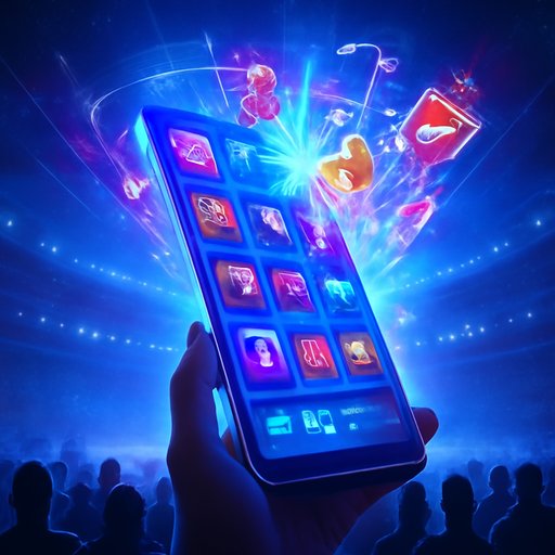 real money slots game lobby on phone